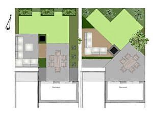 schetsen tuinontwerp